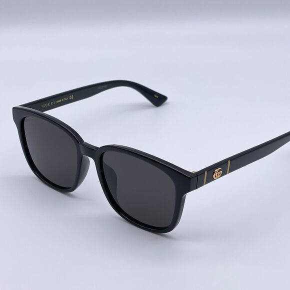 BRAND NEW GUCCI GG0637SK 001 Black Grey Unisex Sunglasses